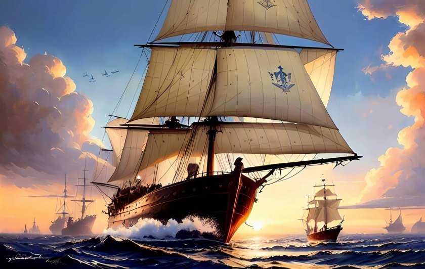 Пиратский корабль