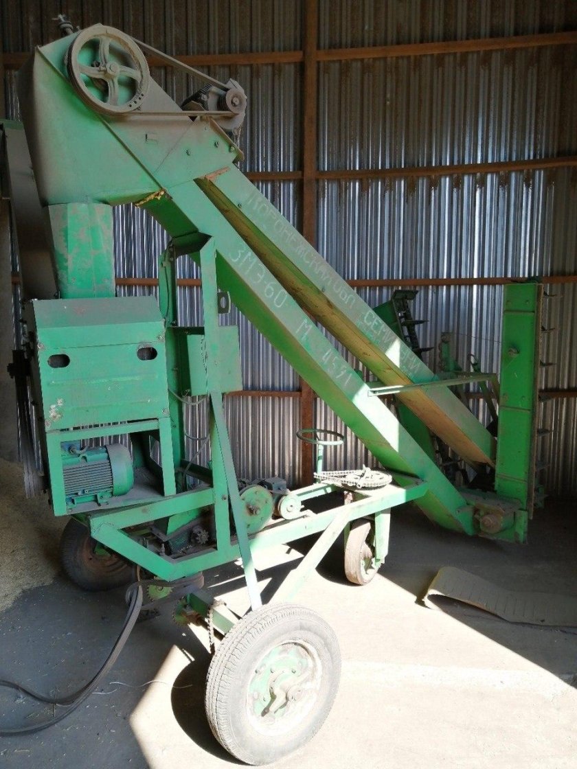 Зернометатель ЗМС-100 (100т/час, дальность 24м, высота 6м)