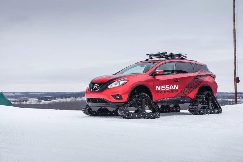 Ниссан Джук на гусеницах