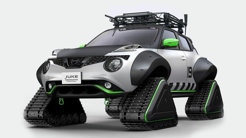 Ниссан Жук на гусеницах