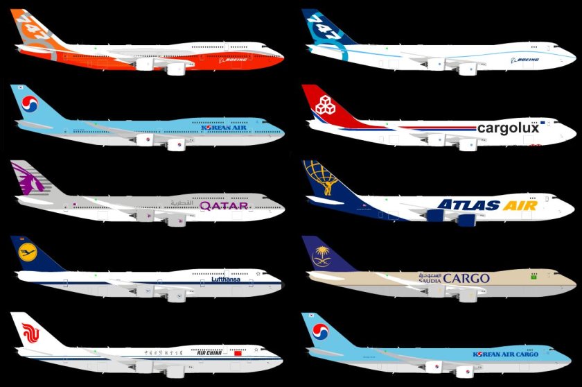 Самолёт Боинг 747 100