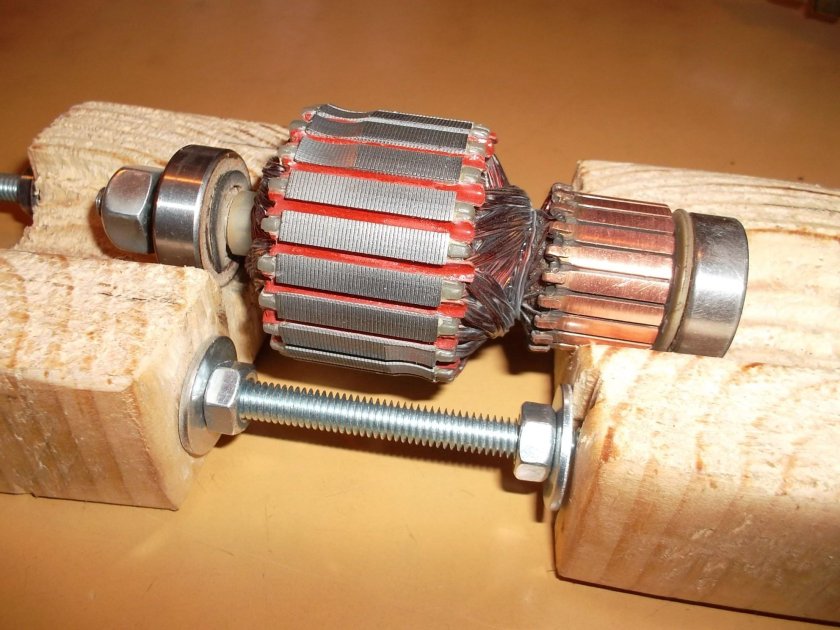 Перемотка якоря 12 вольт