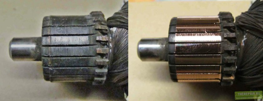 Инструмент для проточки ламелей коллектора