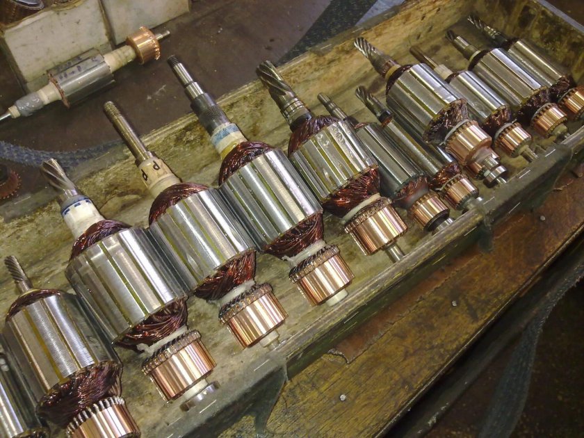 Перемотка якоря электродвигателя 22 КВТ 1500