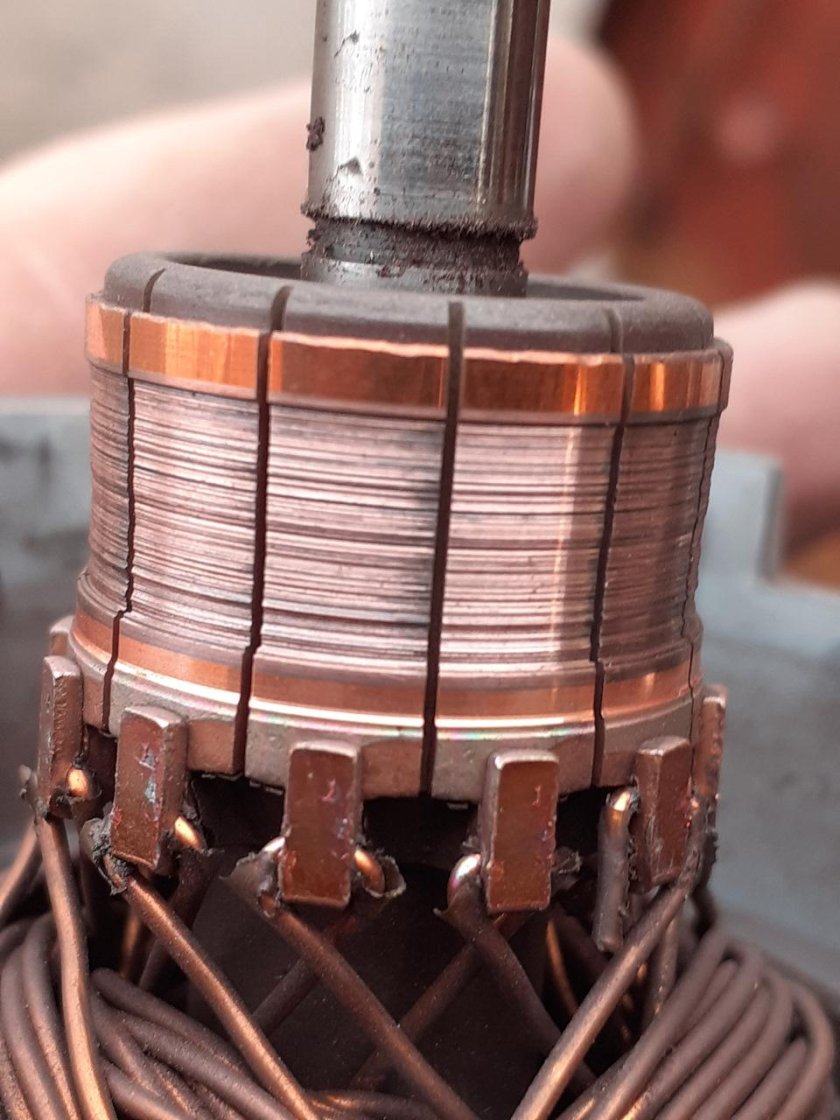 Проточка коллекторов электродвигателей