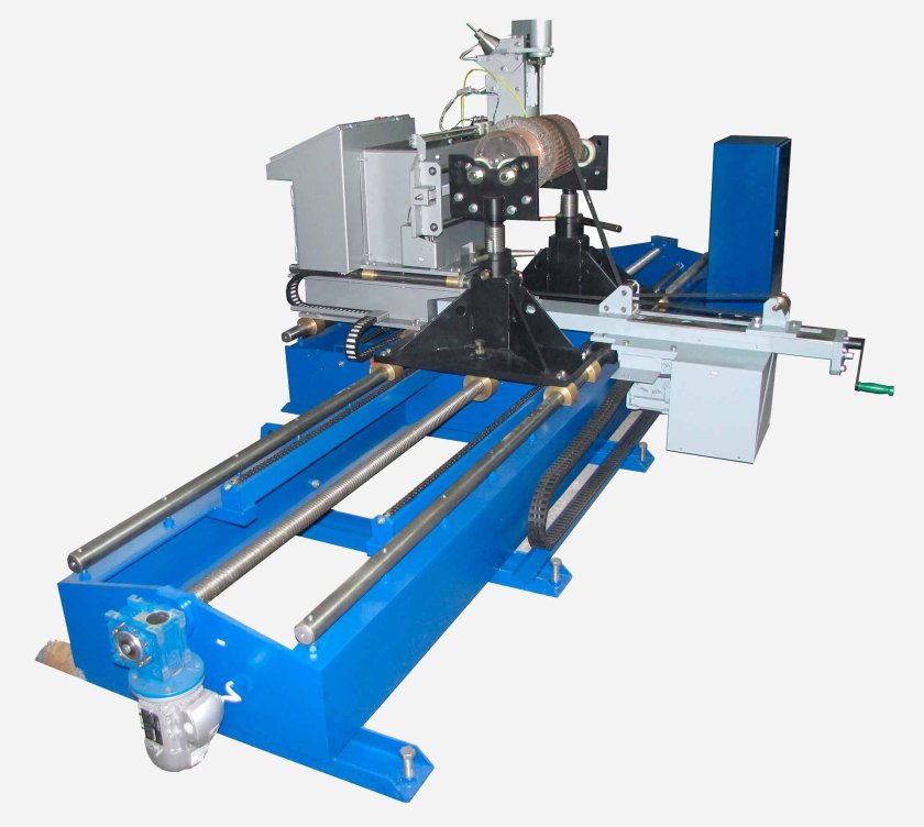 Станок для продорожки коллекторов 04.01.07.01