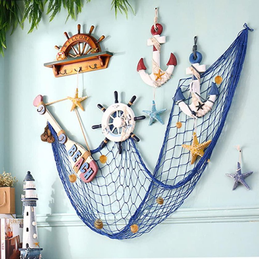 Предметы интерьера в морском стиле