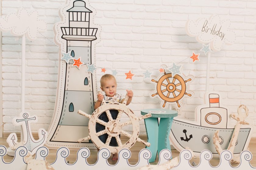 Фотозона в морском стиле