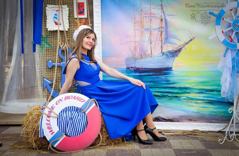 Фотозона в морском стиле