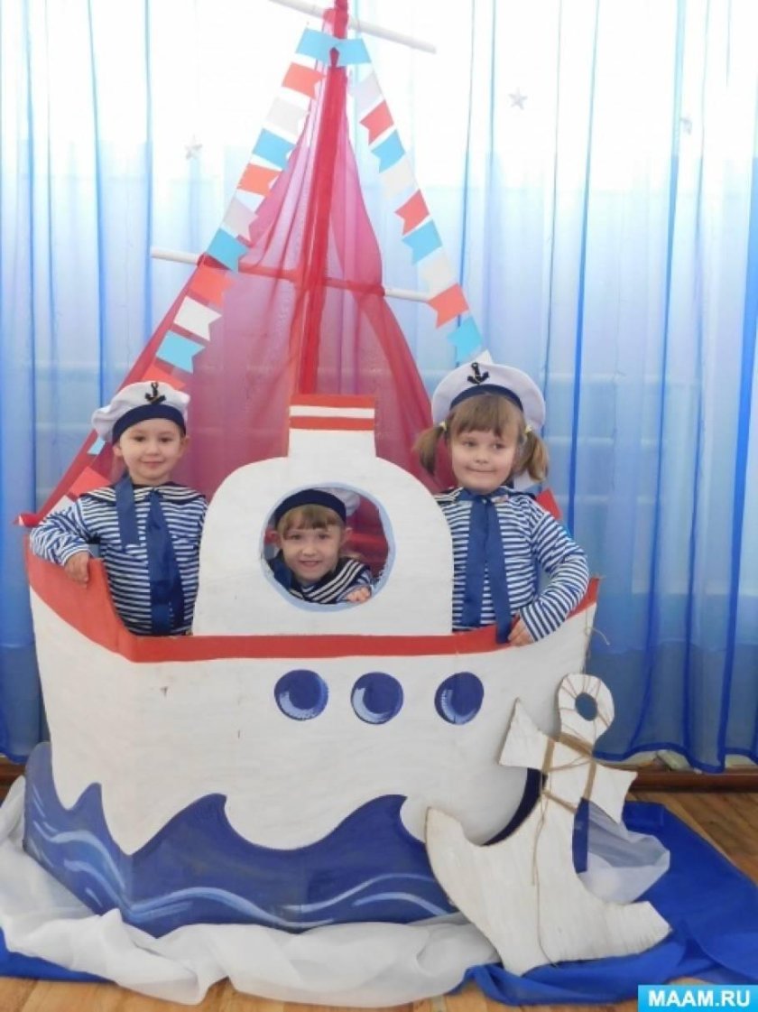 Фотозоны на 23 февраля в детском саду