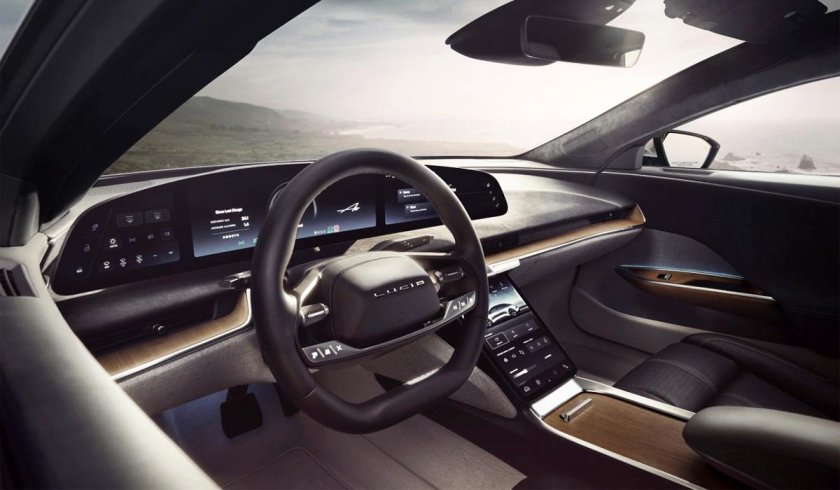 Lucid Air 2022 салон
