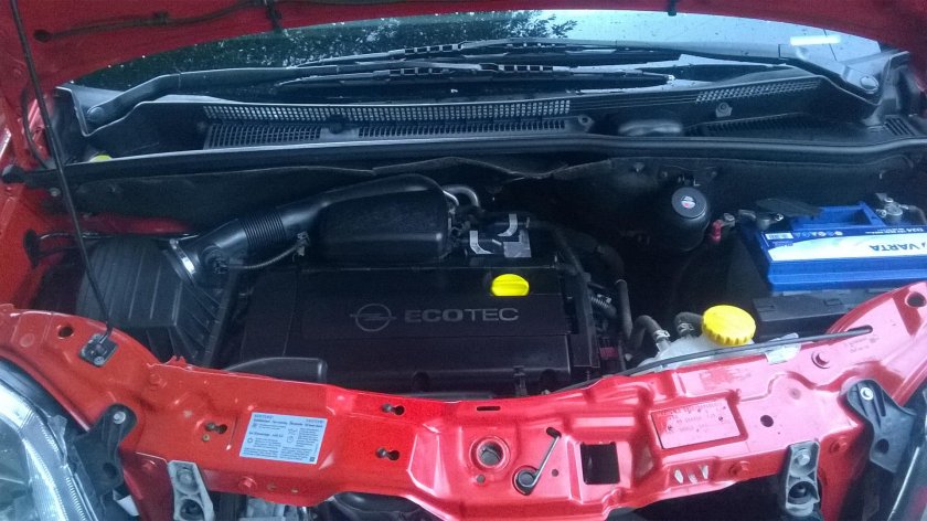 Опель Мерива а под капотом