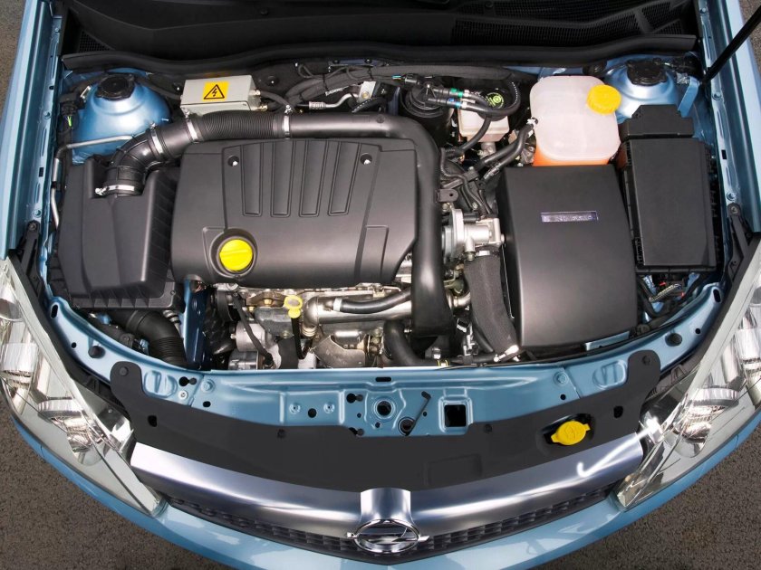 Opel Astra h 1.8 под капотом