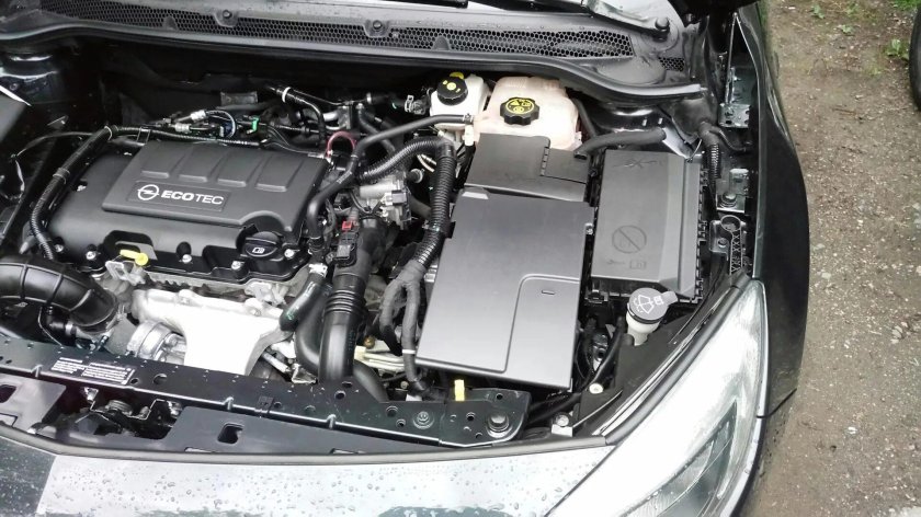 Opel Astra h 1.6 под капотом