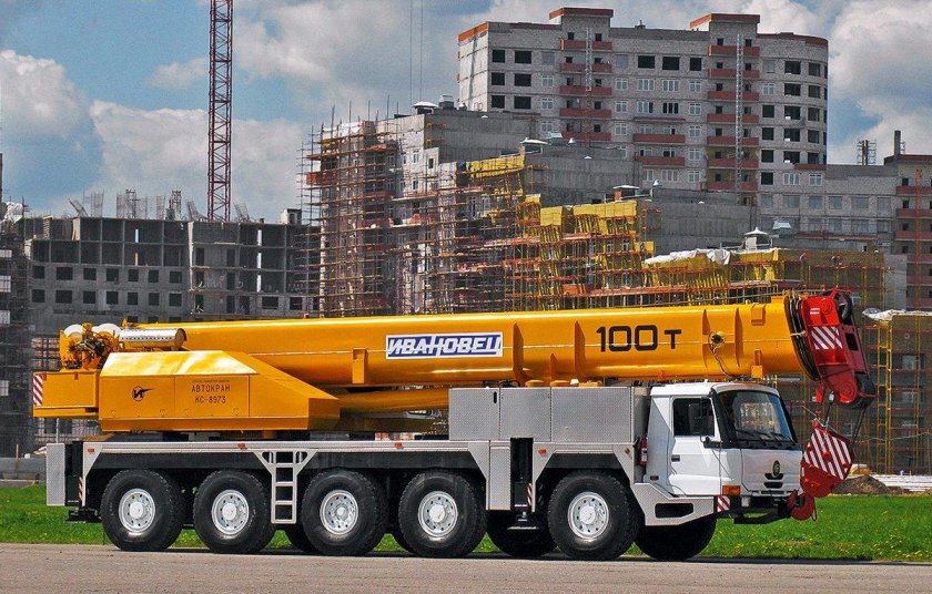 Кран Ивановец 100 тонн
