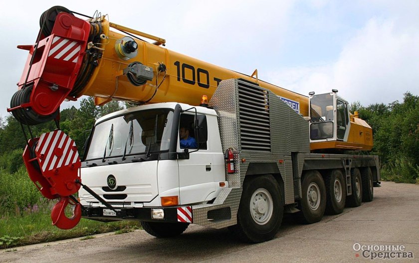 Кран Ивановец 100 тонн