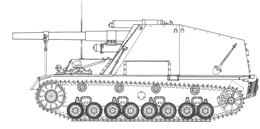САУ Су-14 сбоку