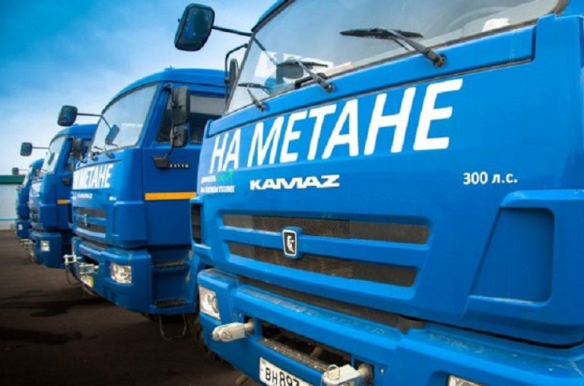 КАМАЗ Газпром на метане