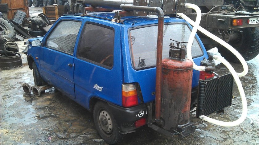 Матиз на газу