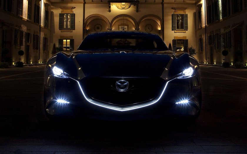 Мазда 6 в темноте