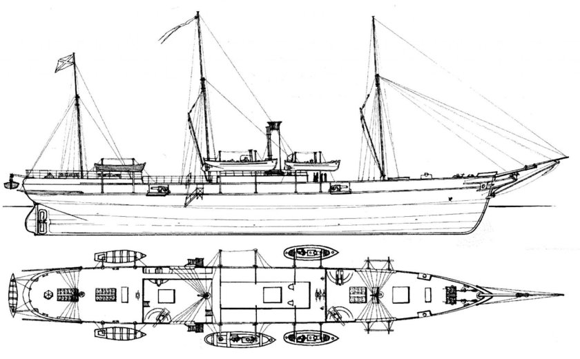 Минный крейсер Казарский чертежи