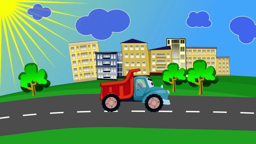 Дорога с машинами для детей