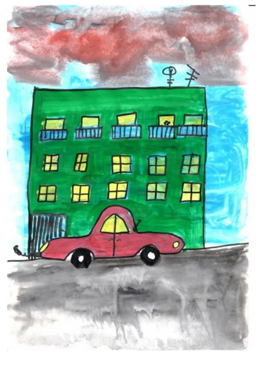 Рисование мой дом старшая группа