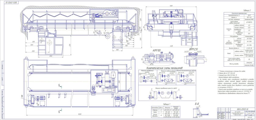 Мостовой кран 10 тонн электрическая схема