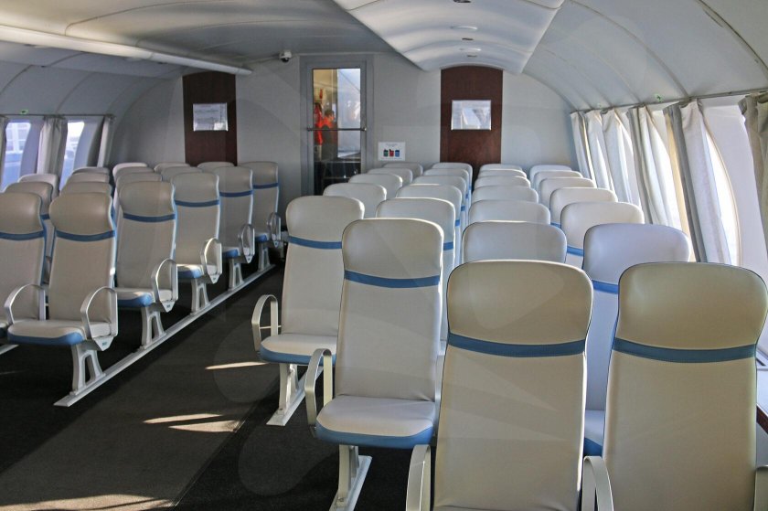 Теплоход Метеор внутри