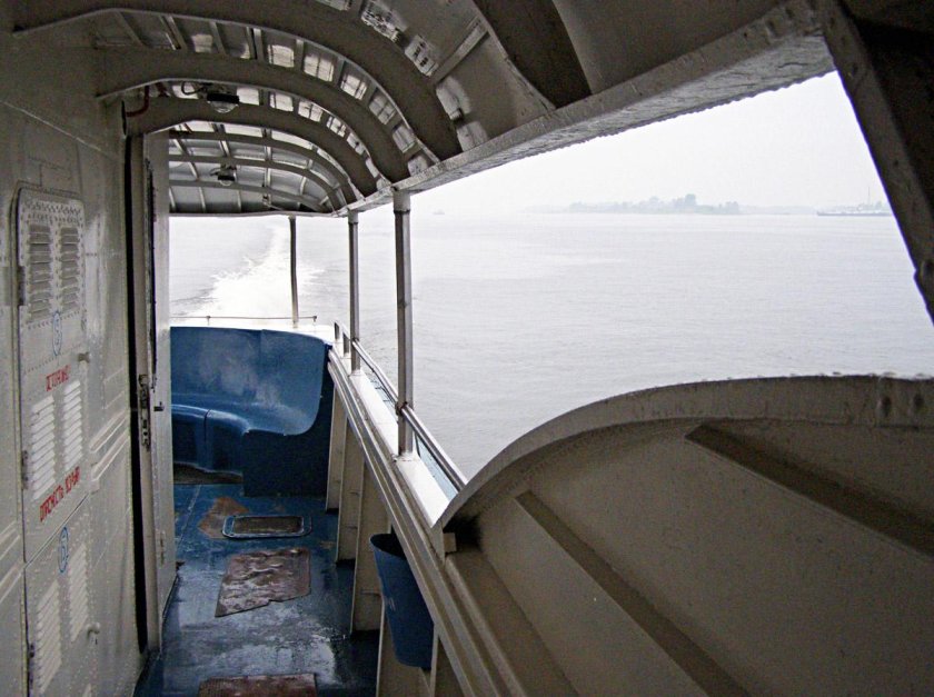 Теплоход Метеор внутри