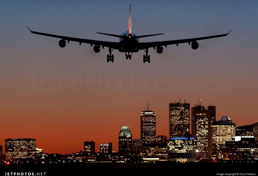 Взлет самолета