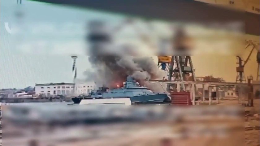 МРК Аскольд повреждения