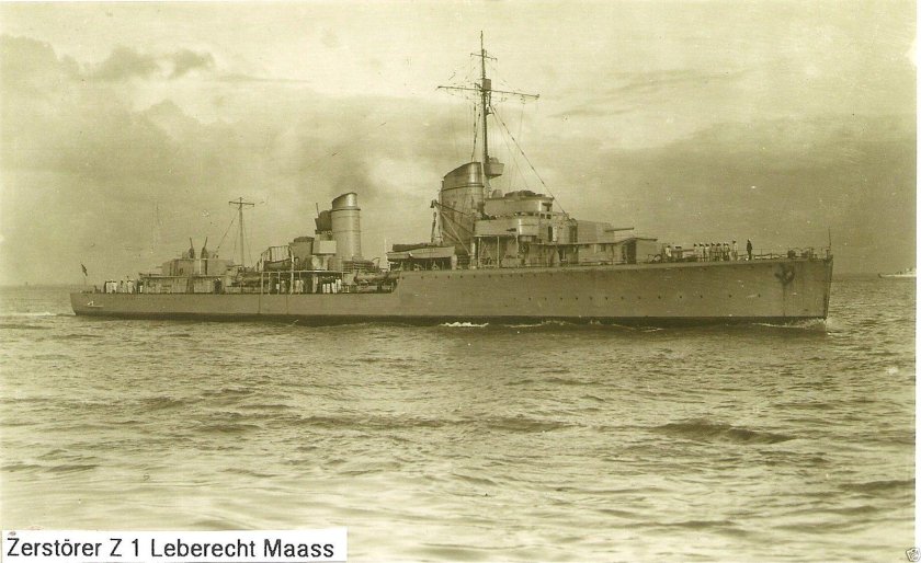 Леберехт Маасс эсминец