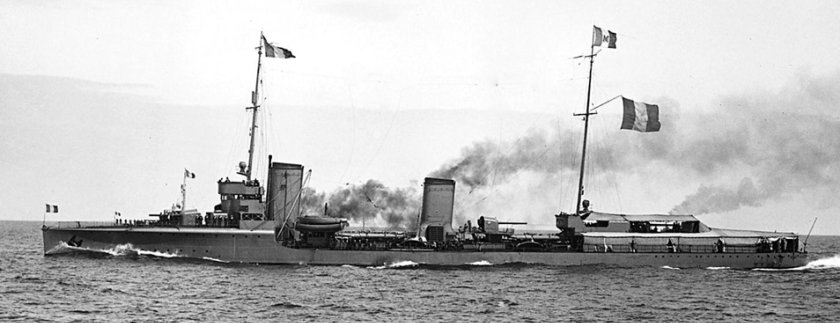 Немецкий эсминец "Георг Тиле".