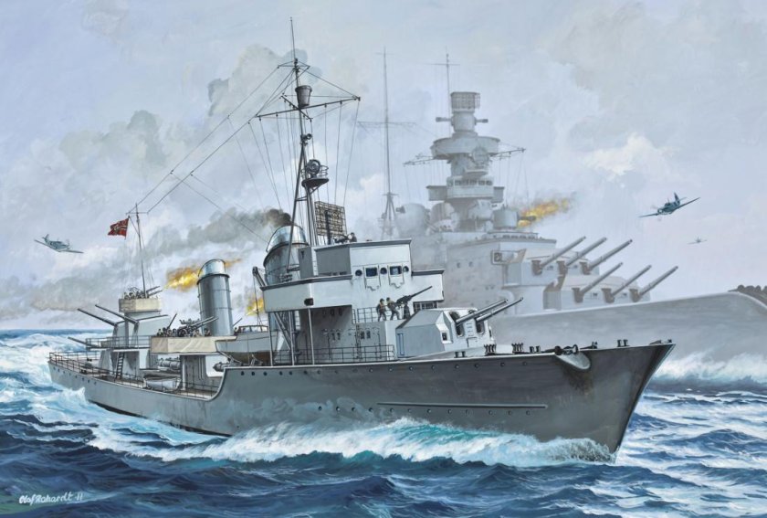 Эсминцы Кригсмарине второй мировой