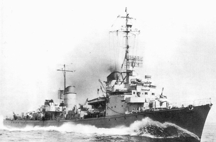 Немецкий эсминец т22