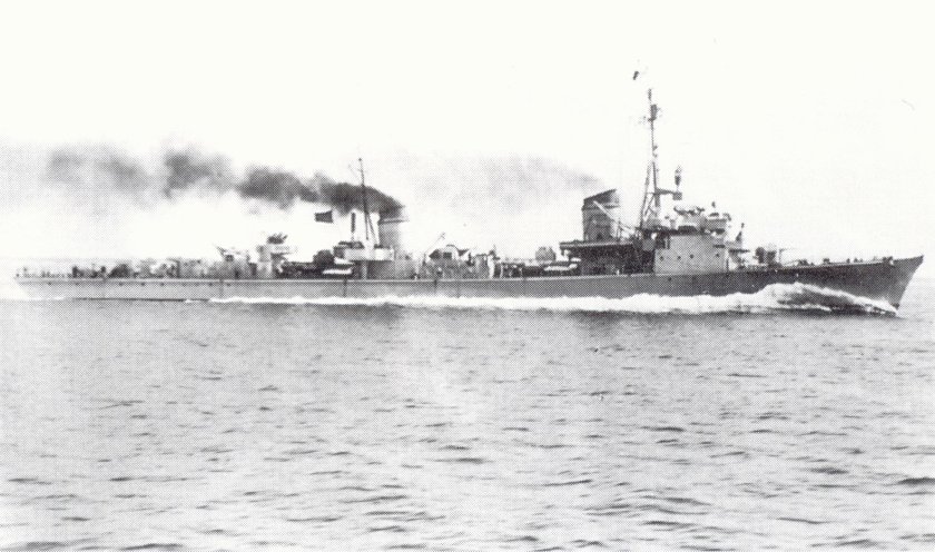 Немецкий эсминец т22