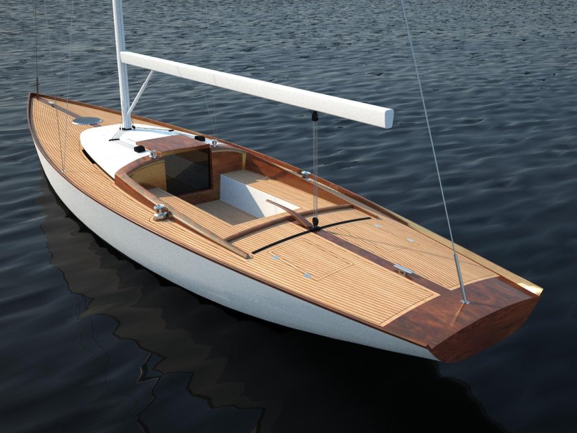 Парусная лодка швертбот