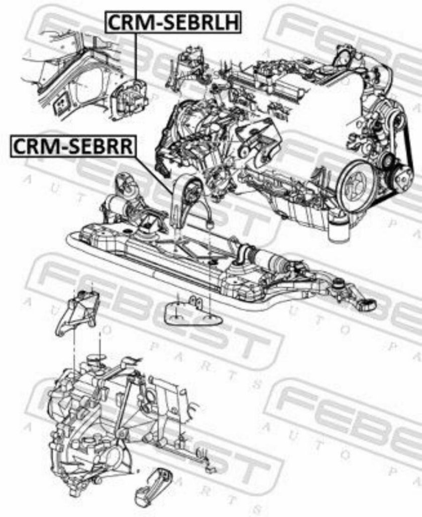 Подушка коробки Крайслер 300 м