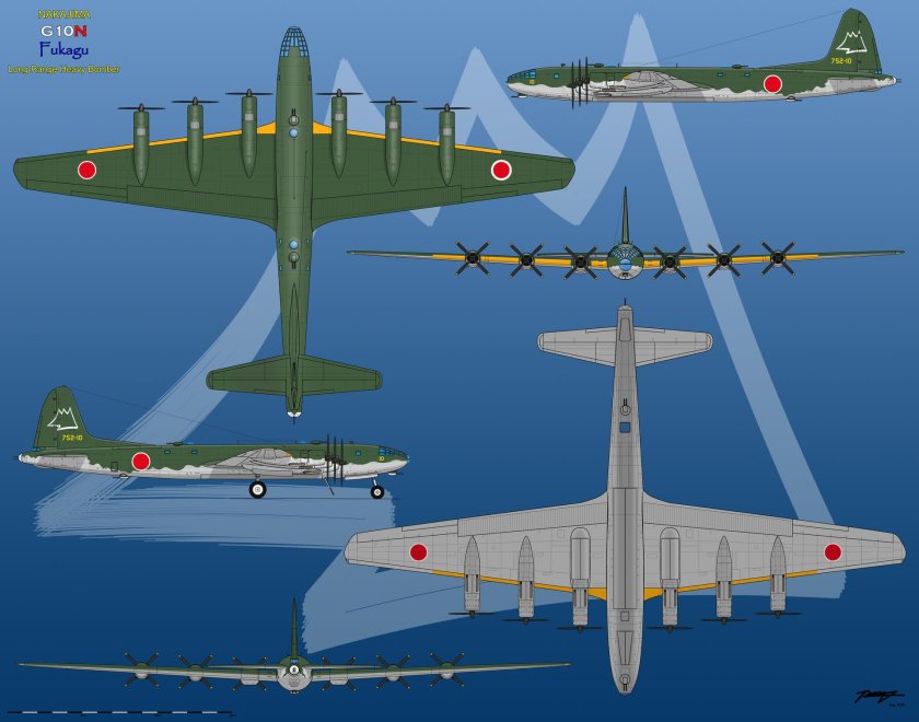 Японский бомбардировщик g10n