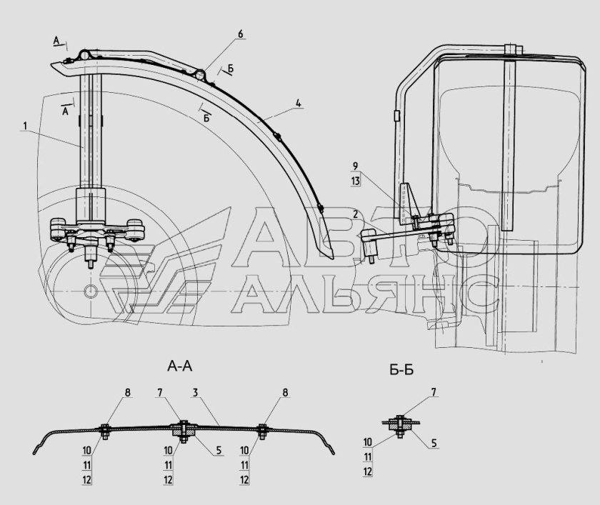 Передние Крылья на МТЗ 2022