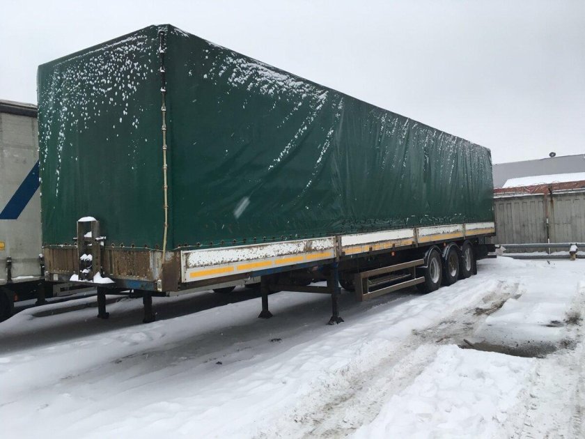 Шторный полуприцеп МАЗ
