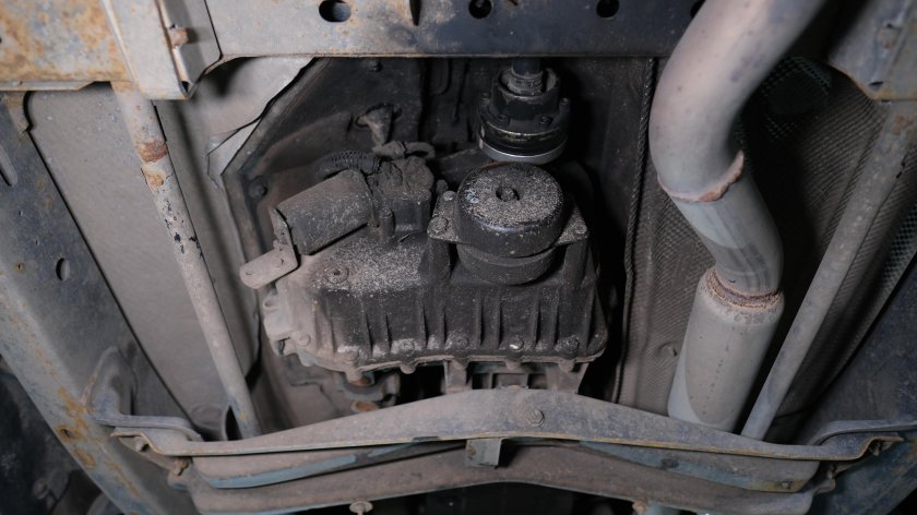 Включение пониженной на раздаточной коробкой Мерседес мл 163