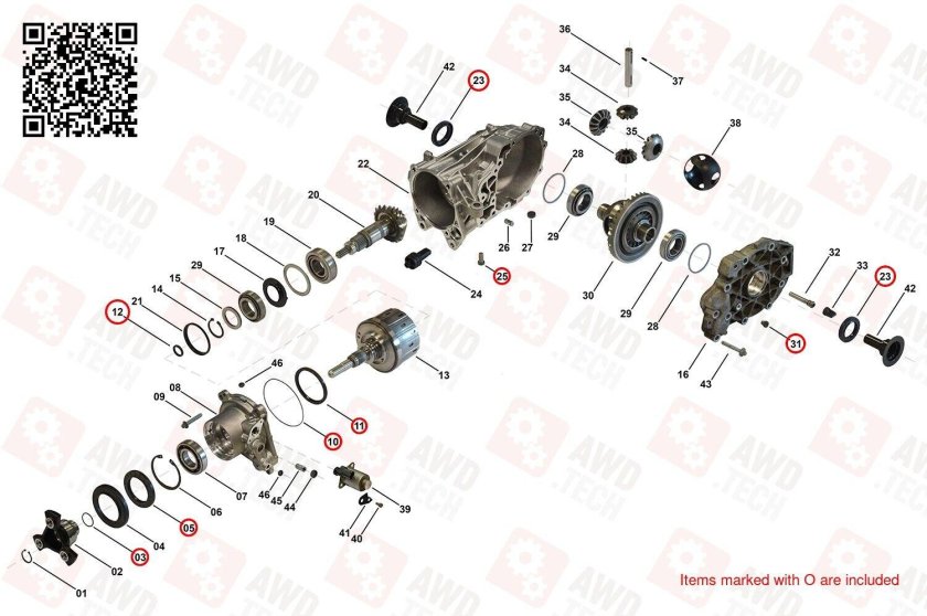 Задний редуктор Mercedes CLA 250