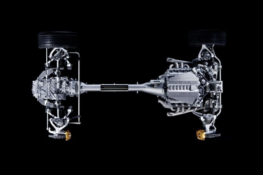 Mercedes Benz SLS AMG transmission