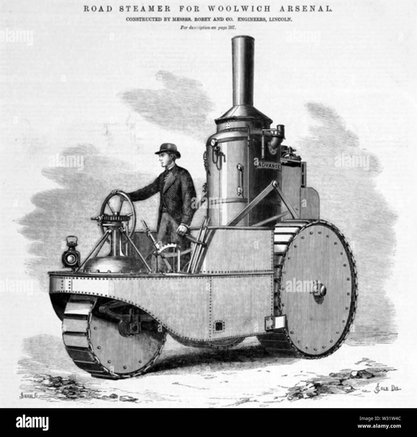 Паровой трактор Линкольн