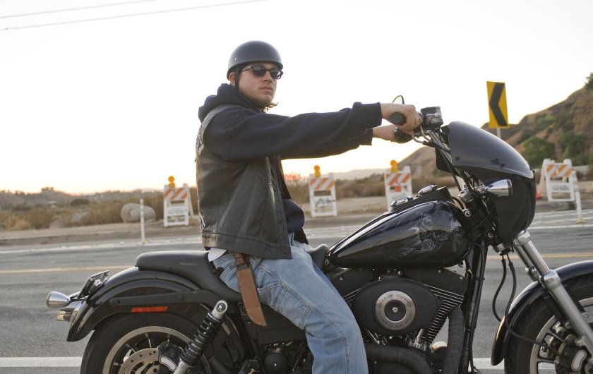 Джекс Теллер сыны анархии на мотоцикле