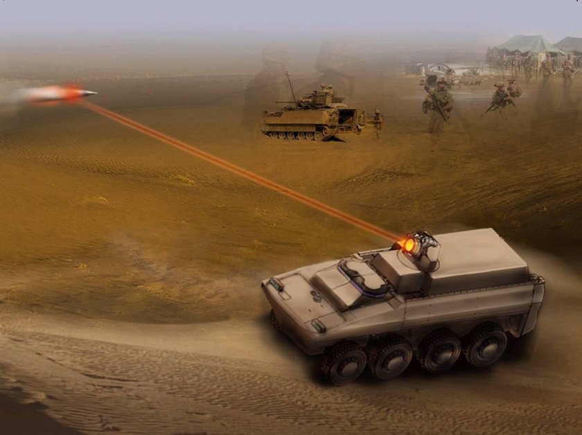 Лазерный танк будущего