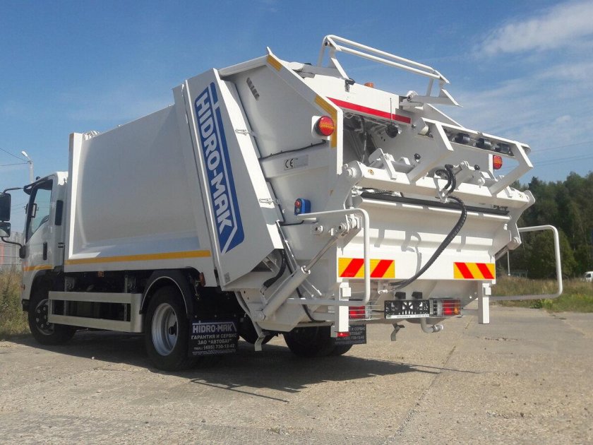 Мусоровозы на шасси Исузу 2019