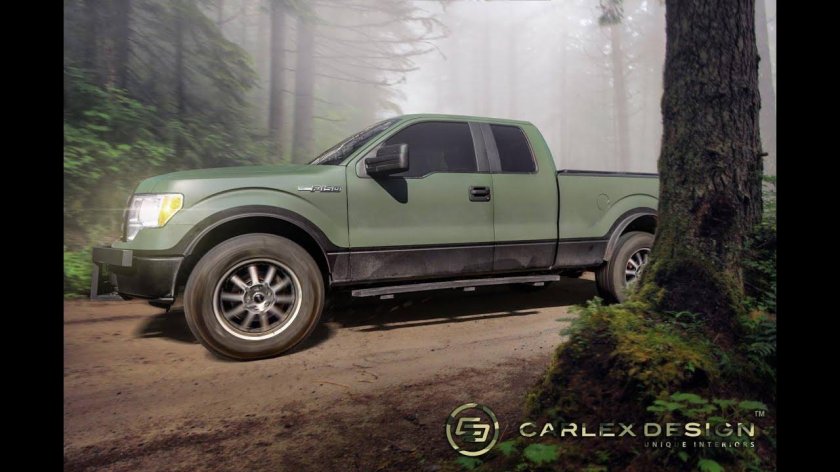 Форд Раптор зеленый